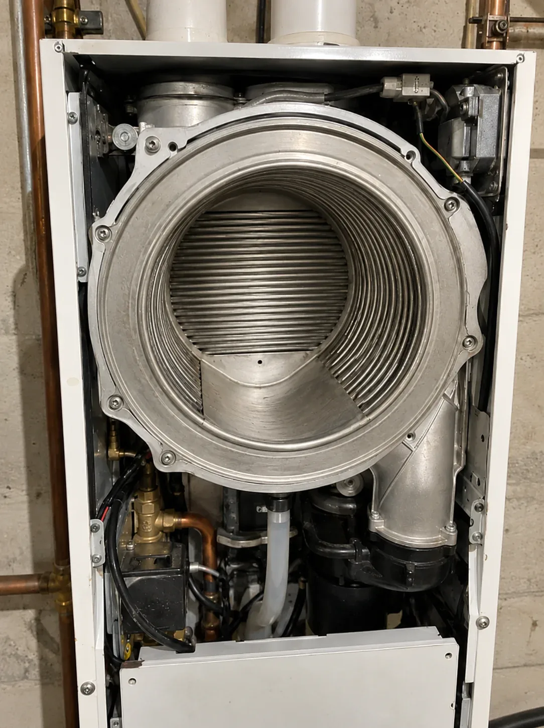 Boiler cleaning Ottawa — heat exchanger after cleaning